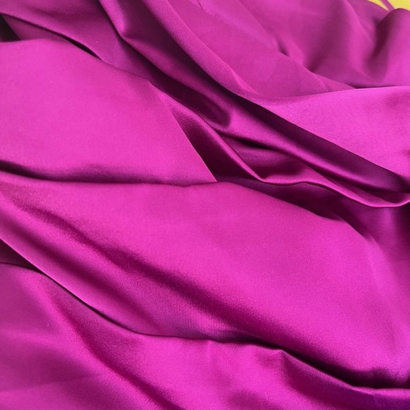 Express Colorblock Ruched Bodycon One Shoulder Mini Dress, Pink and Blue, Size S - Picture 5 of 13